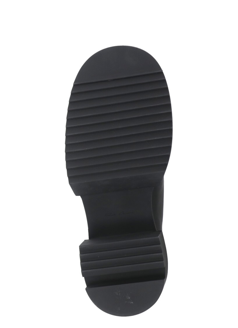 Rick Owens Hollywood Boots In Black
