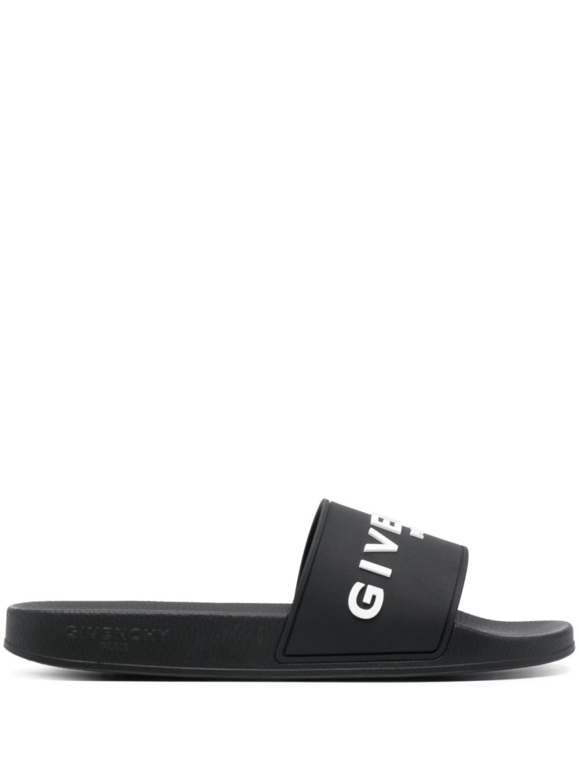 Givenchy Plage Capsule Slides In Black