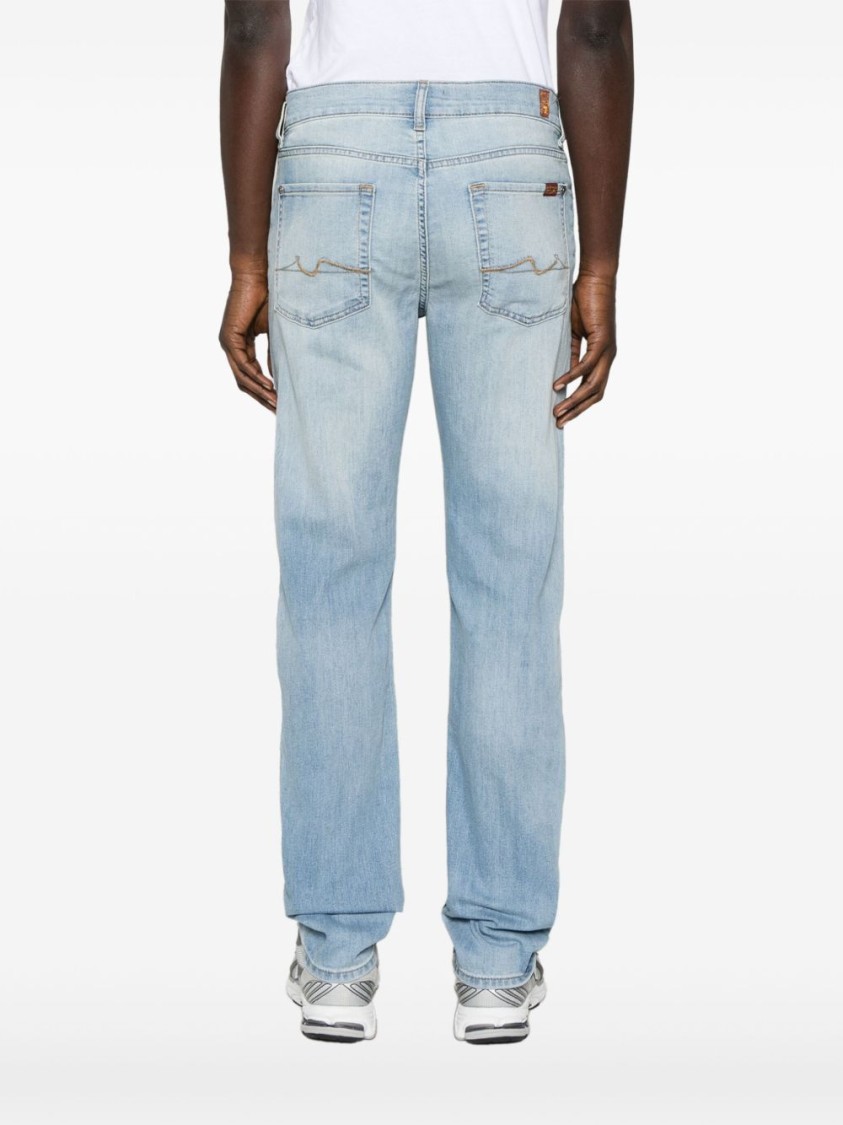 7 FOR ALL MANKIND 7 FOR ALL MANKIND LIGHT BLUE JEANS WITH CONCEALED FLY