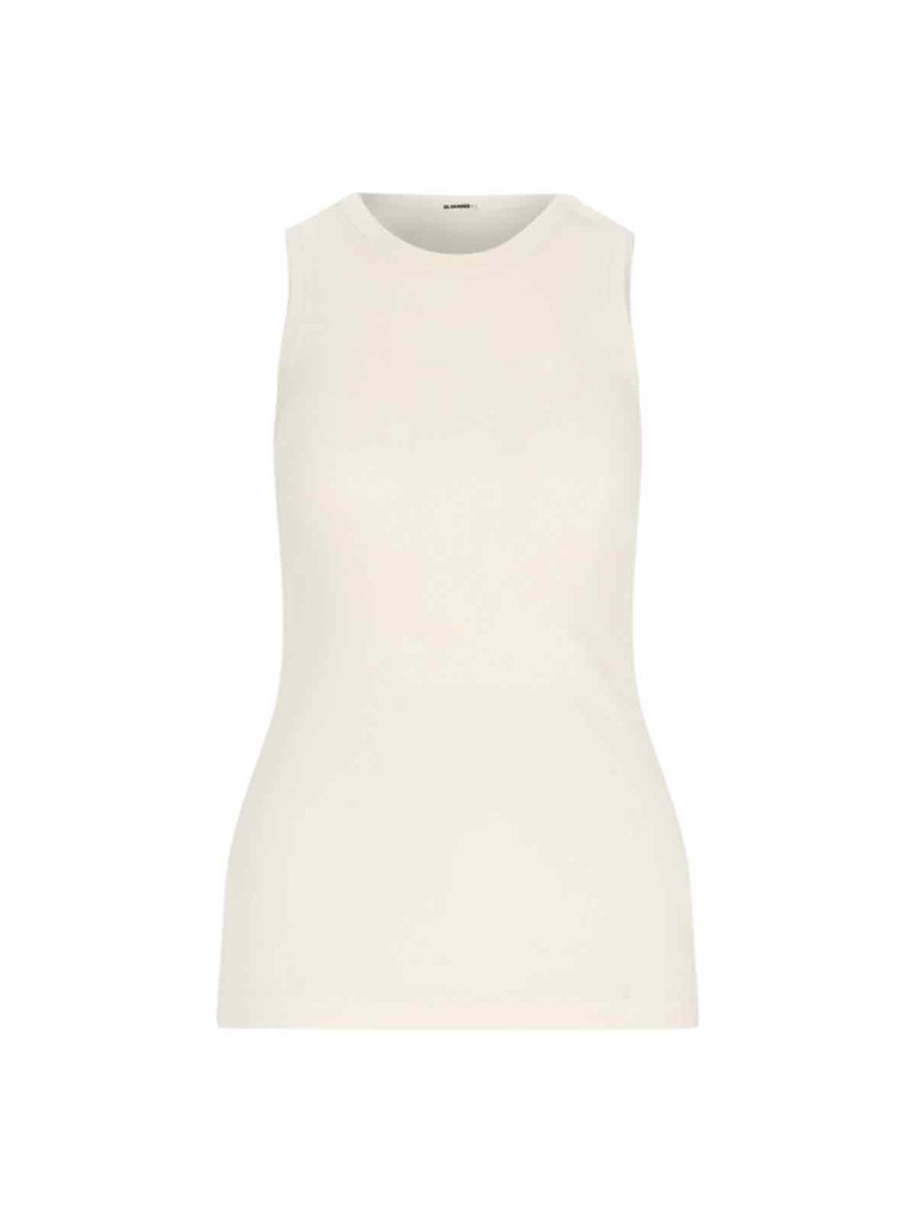 Jil Sander Tank Top Set Of 3 - White & Cream