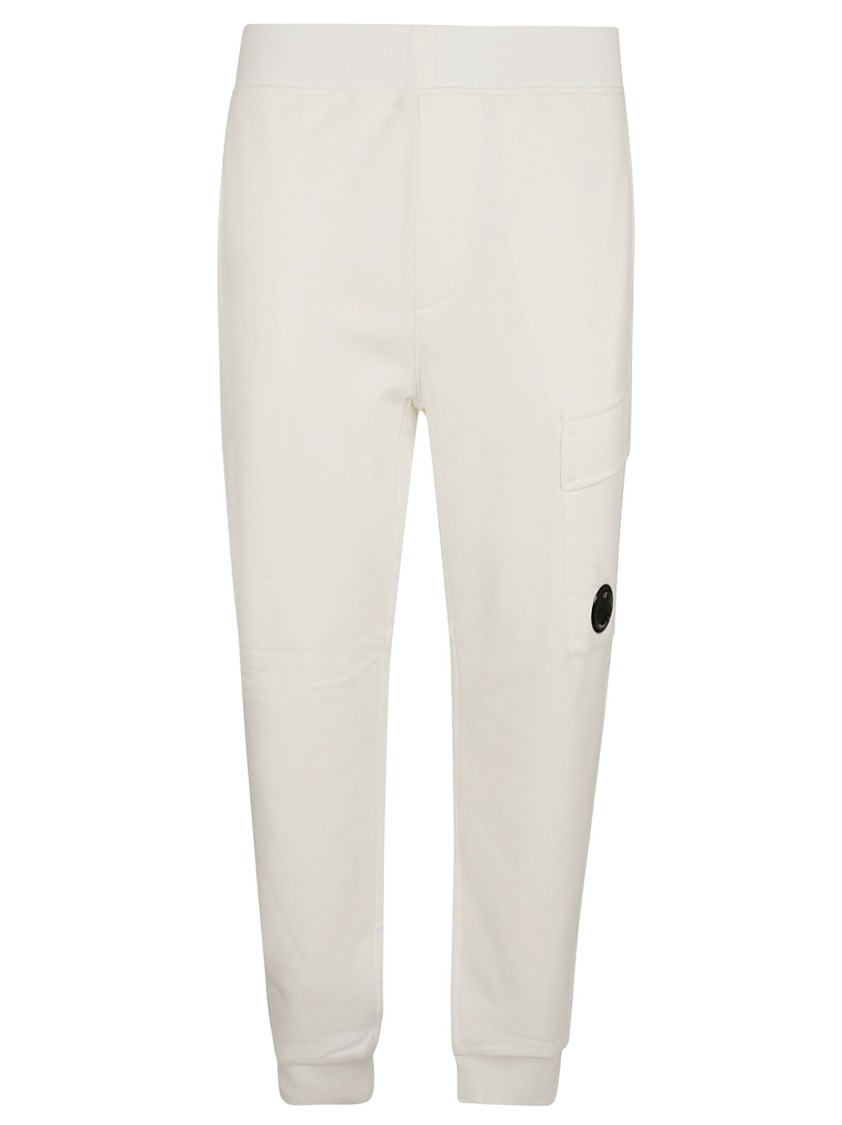 C.p. Company Diagonal Raised Fleece Lens Sweatpants