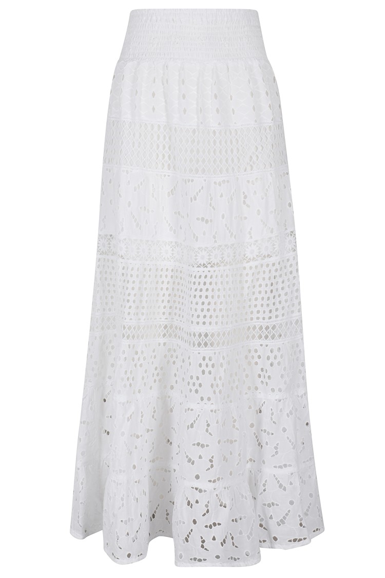 Shop Temptation Positano Piave Skirt - White