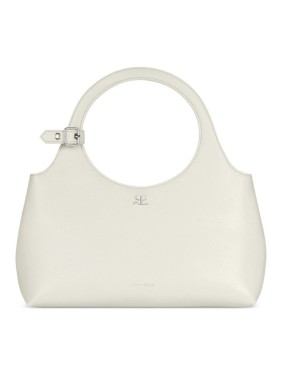 Courrèges One Racer Baguette Shoulder Bag - Leather - White