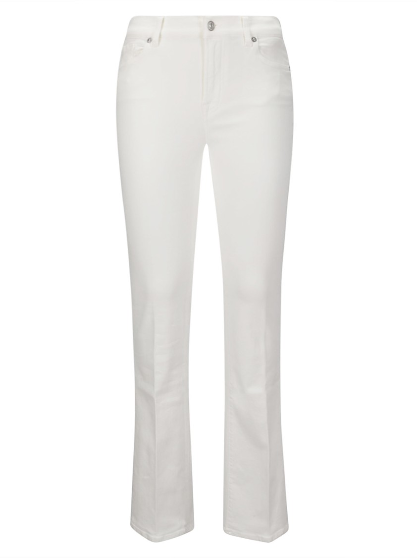 7 For All Mankind Bootcut Jeans In White