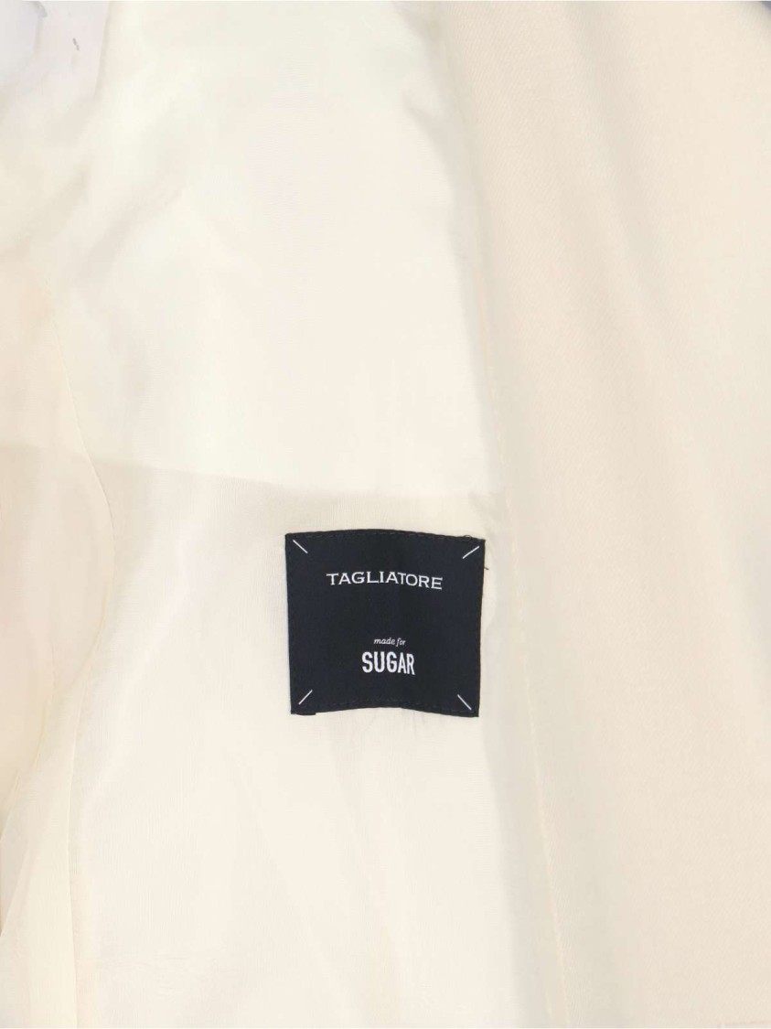 Shop Tagliatore "jasmine" Double-breasted Suit - Cream In Neutrals