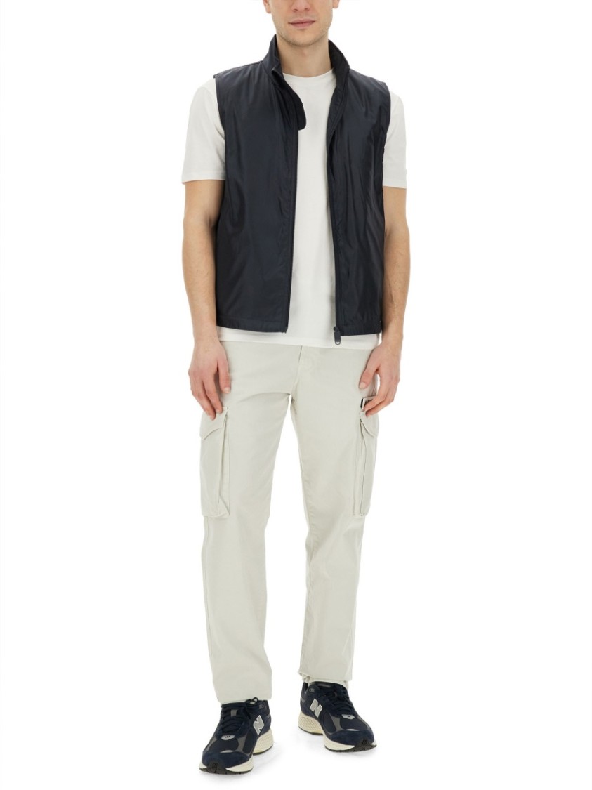 Aspesi Utility Trousers Featuring Multiple Pockets In White