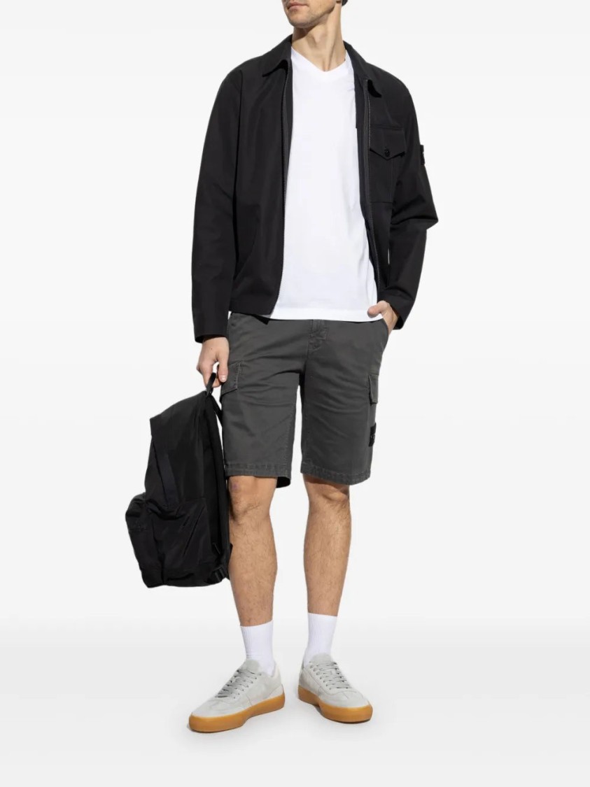 Shop Stone Island Cotton Jersey T-shirt In White