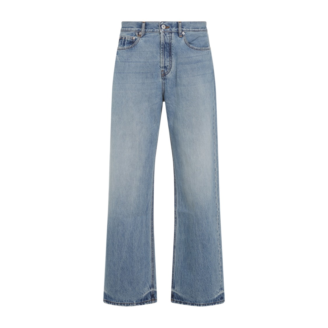 Jacquemus Straight-leg Jeans In Gray