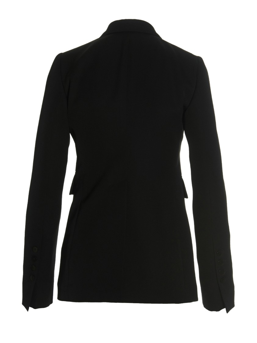 Sapio Tailored Double-breasted Blazer In Black
