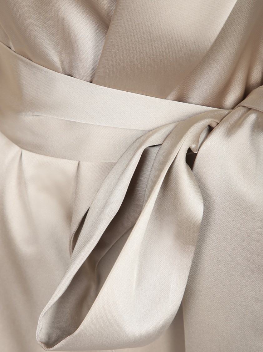 Shop Blanca Vita Refined Wrap Cut Satin Jacket