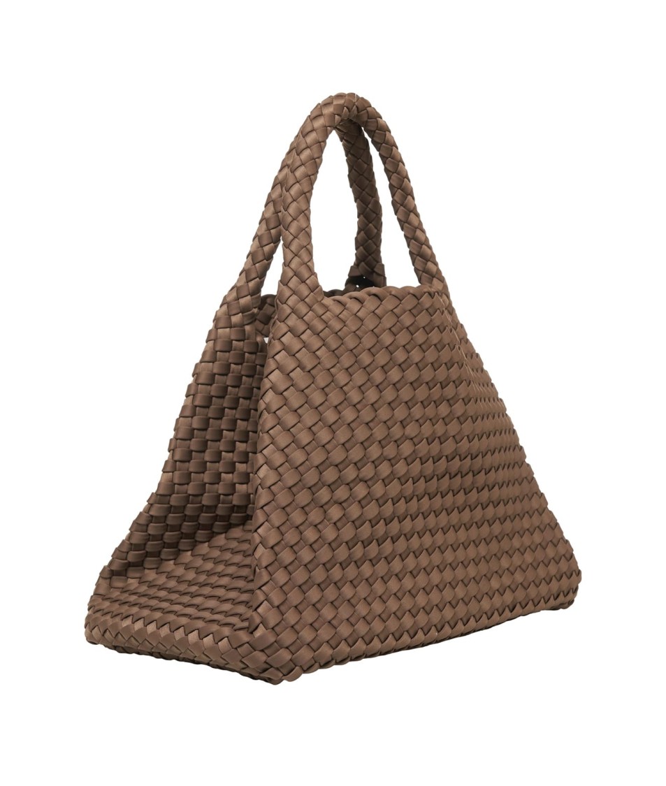 Marrea Medium Neoprene Handbag With Woven Design