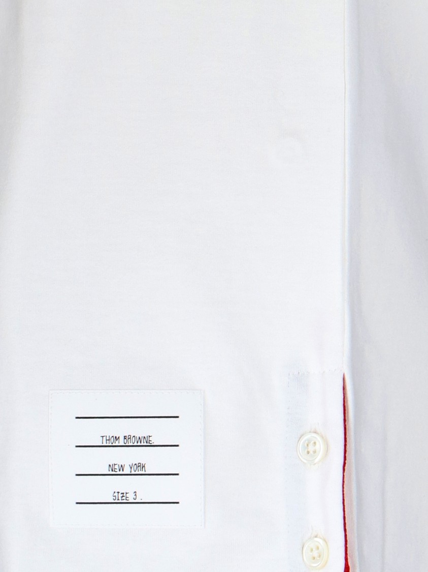 Shop Thom Browne Pocket T-shirt – White