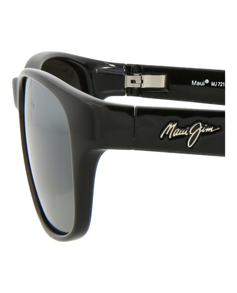 Maui Jim Square-frame Nylon Sunglasses In Gray