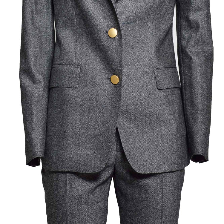 セットアップ Tagliatore Grey Houndstooth Wool And Cashmere Paris Set Tagliatore Grey Houndstooth Wool And Cashmere Paris Set Suit