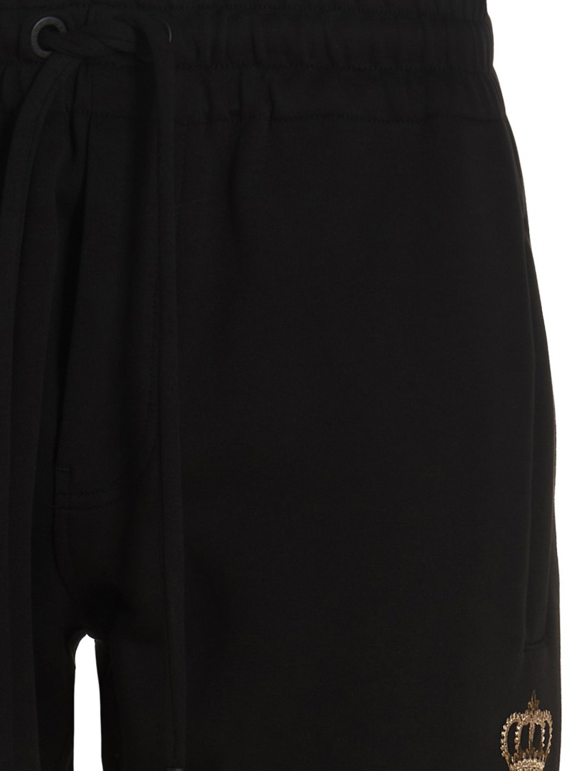 Dolce & Gabbana 'black Sicily' Joggers In Black