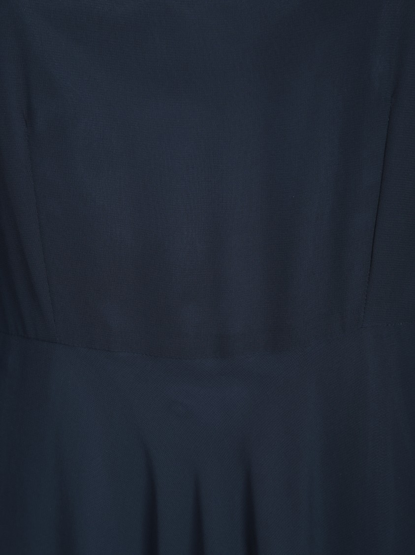 Blanca Vita Flowing Maxi Dress With Flutter Sleeves