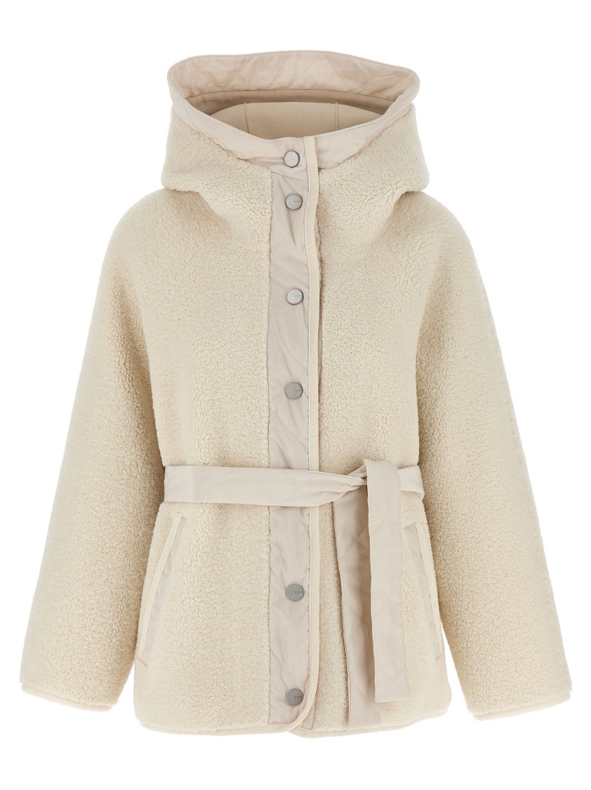Pinko Capperi Puffer Jackets White In Neutral