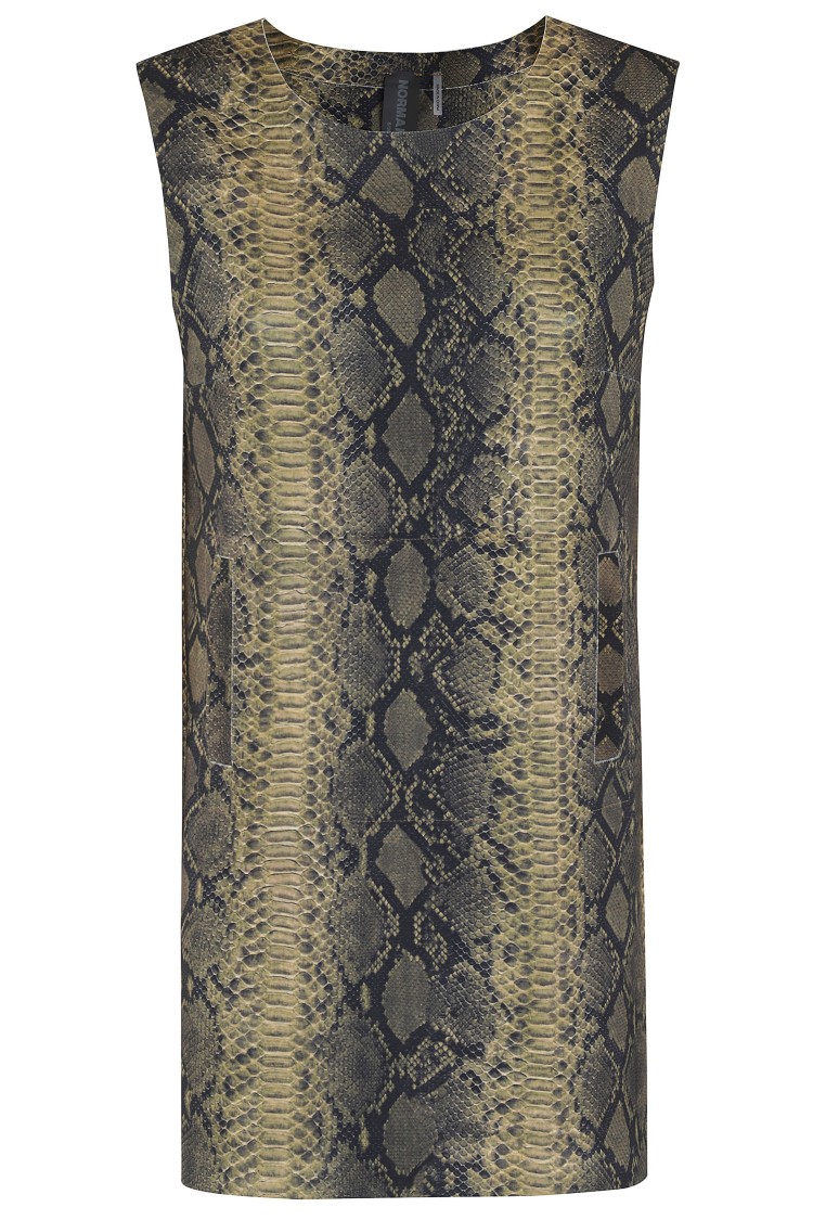 Norma Kamali Sleeveless Tailored In Green