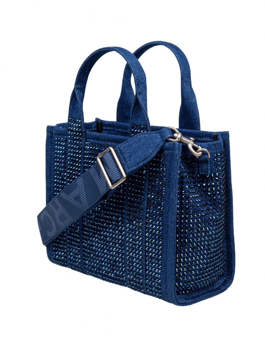 Shop Marc Jacobs The Small Tote Denim Bag In Blue