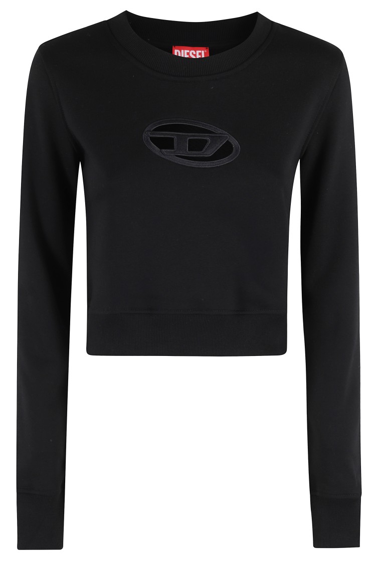 Shop Diesel F Slimmy Sweatshirt In Black