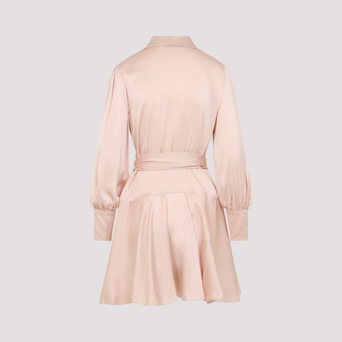 ZIMMERMANN ZIMMERMANN MINI WRAP DRESS WITH DEEP V-NECKLINE