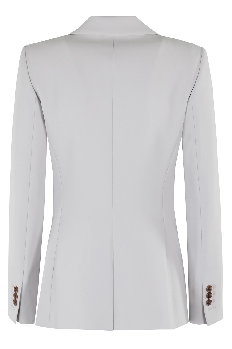 Theory Staple Blazer In Admiral Crepe In Grey