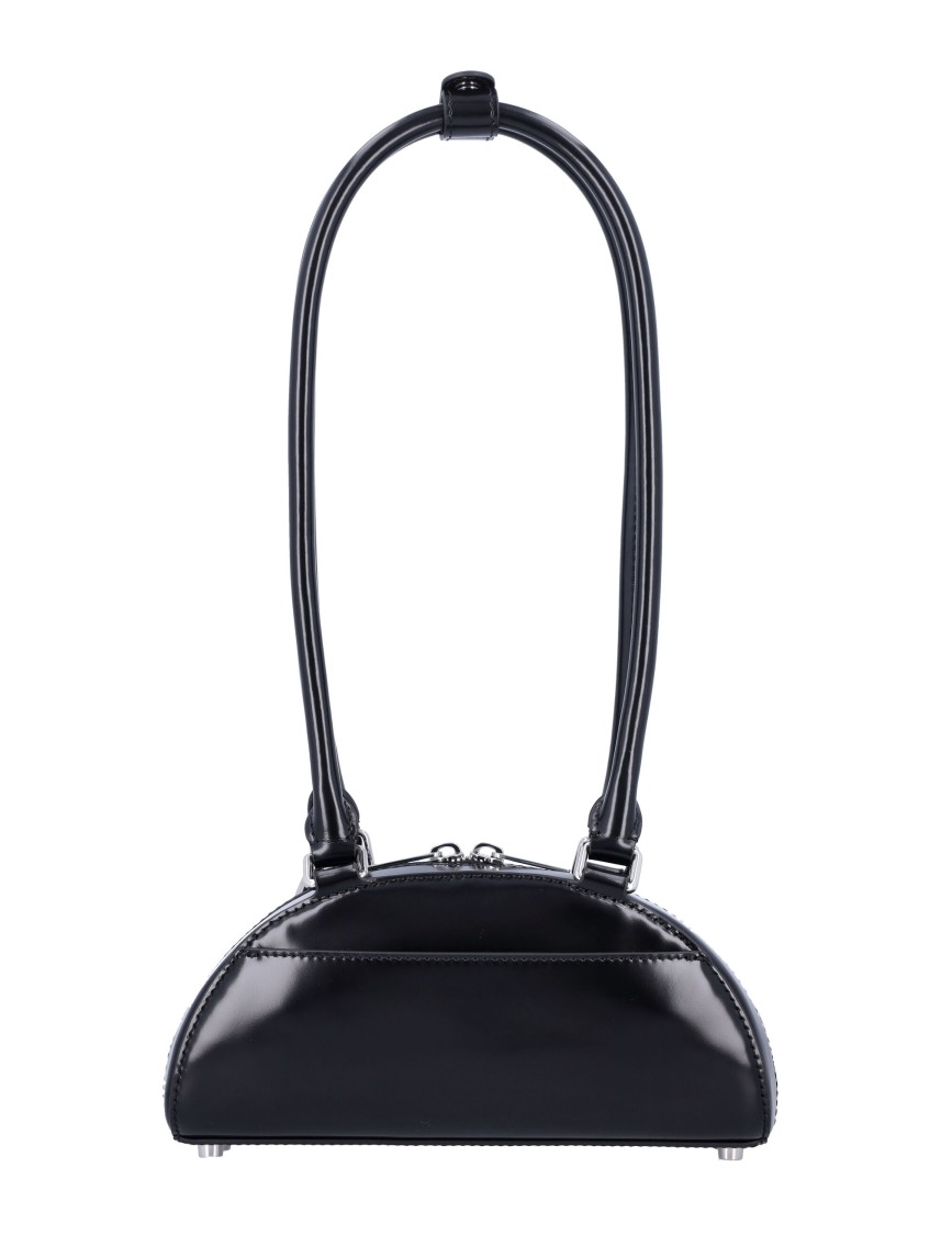 Self-portrait Curved Charm Shoulder Bag