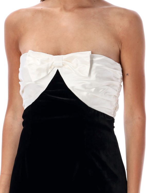ワンピース ALESSANDRA RICH MINI DRESS VELVET DUCHESSE BOW Alessandra Rich Mini Dress Velvet Duchesse Bow | THE LIST