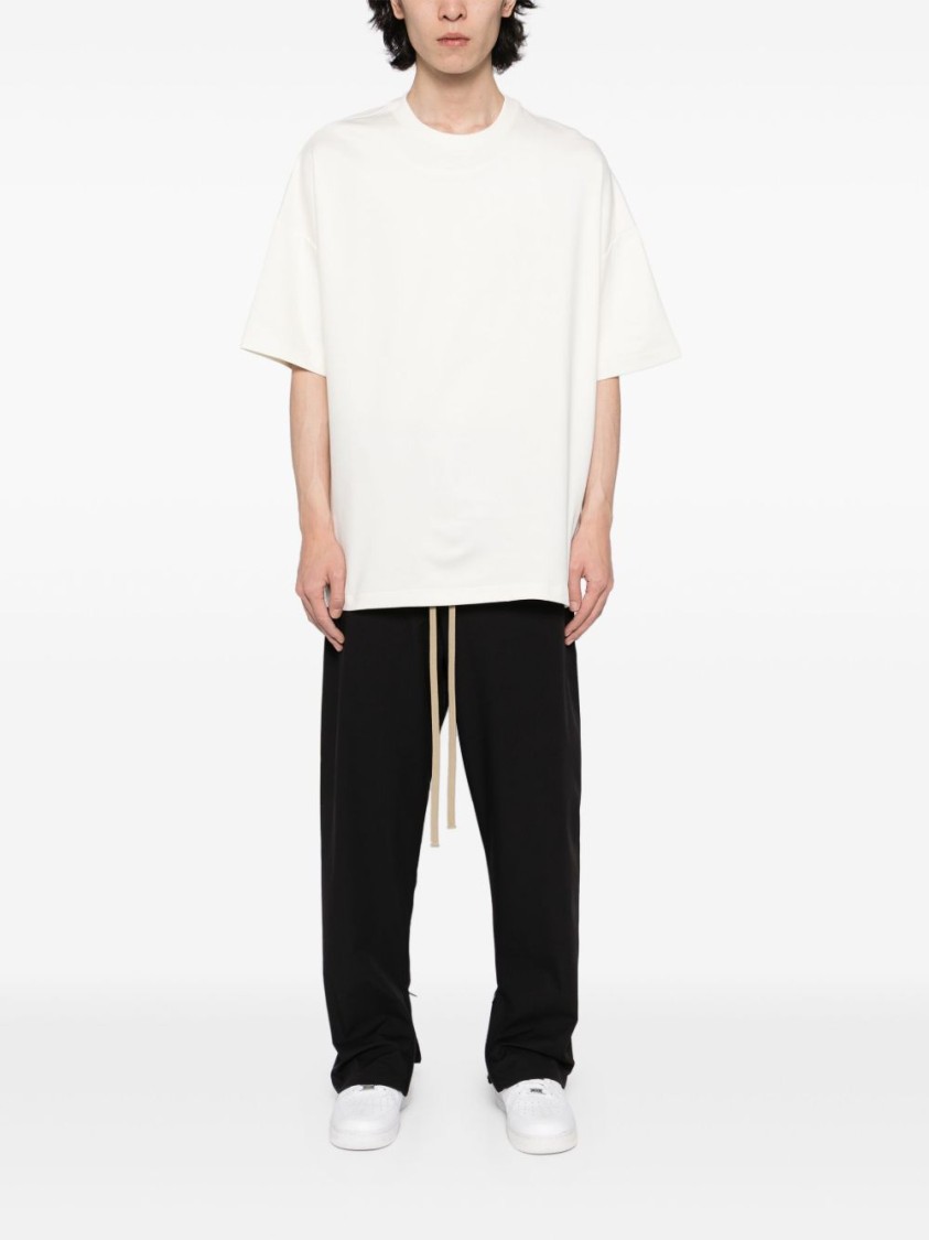 Fear Of God Elasticated Waist Drawstring Sweatpant With Side Pockets In Black