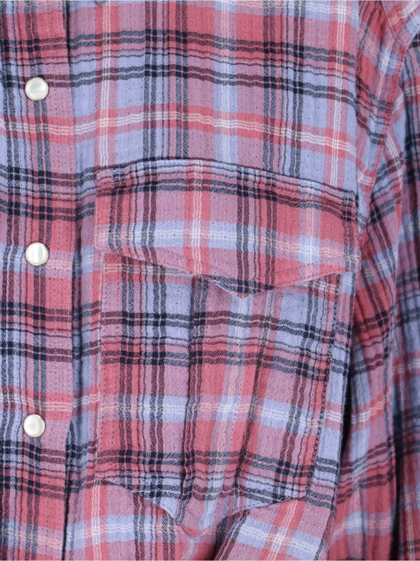 ISABEL MARANT ÉTOILE ISABEL MARANT ÉTOILE NATH' TROMPE-L'ŒIL SHIRT – MULTICOLOR