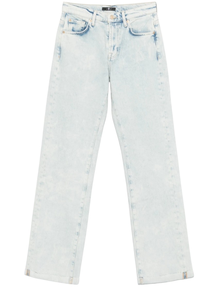 7 For All Mankind Relaxed Fit High-waisted Denim Trousers