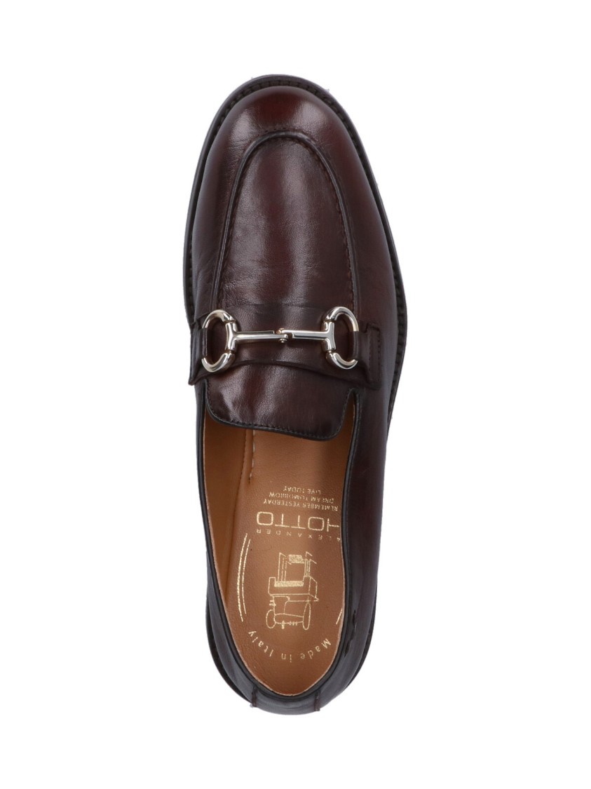 Alexander Hotto Moccasins With Clamp In Brown