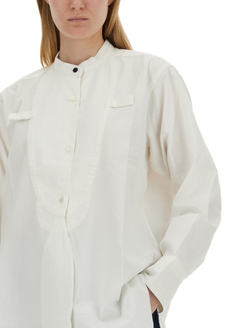 Shop Victoria Beckham Cotton Shirt In White