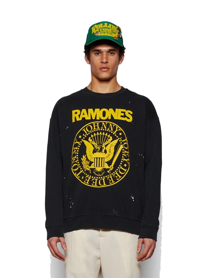 Madeworn The Ramones Tee Coal In Black