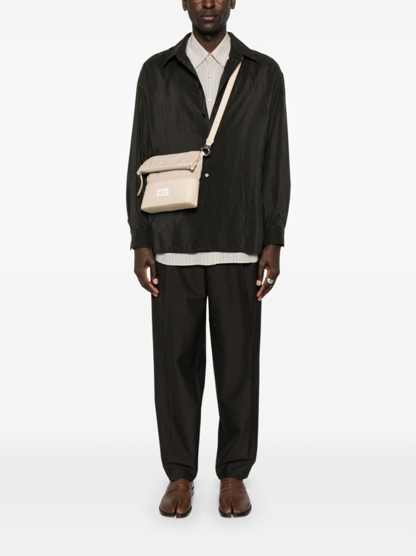 Maison Margiela 5ac Hobo Small Shoulder Bag In Neutral