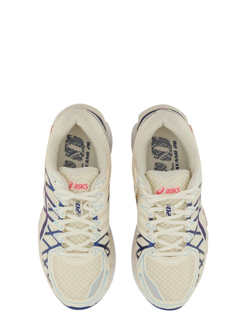 Asics Round Toe Low-top Sneakers In Neutrals
