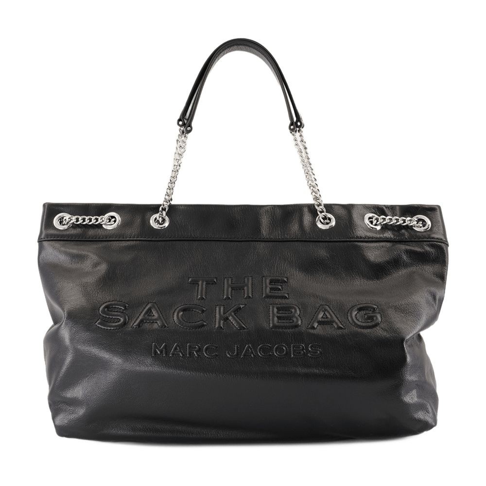 Marc Jacobs The Chain Sack Shoulder Bag In Black