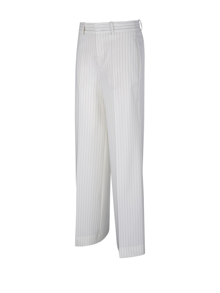 Shop P.a.r.o.s.h Parosh Classic White Tailored Pants