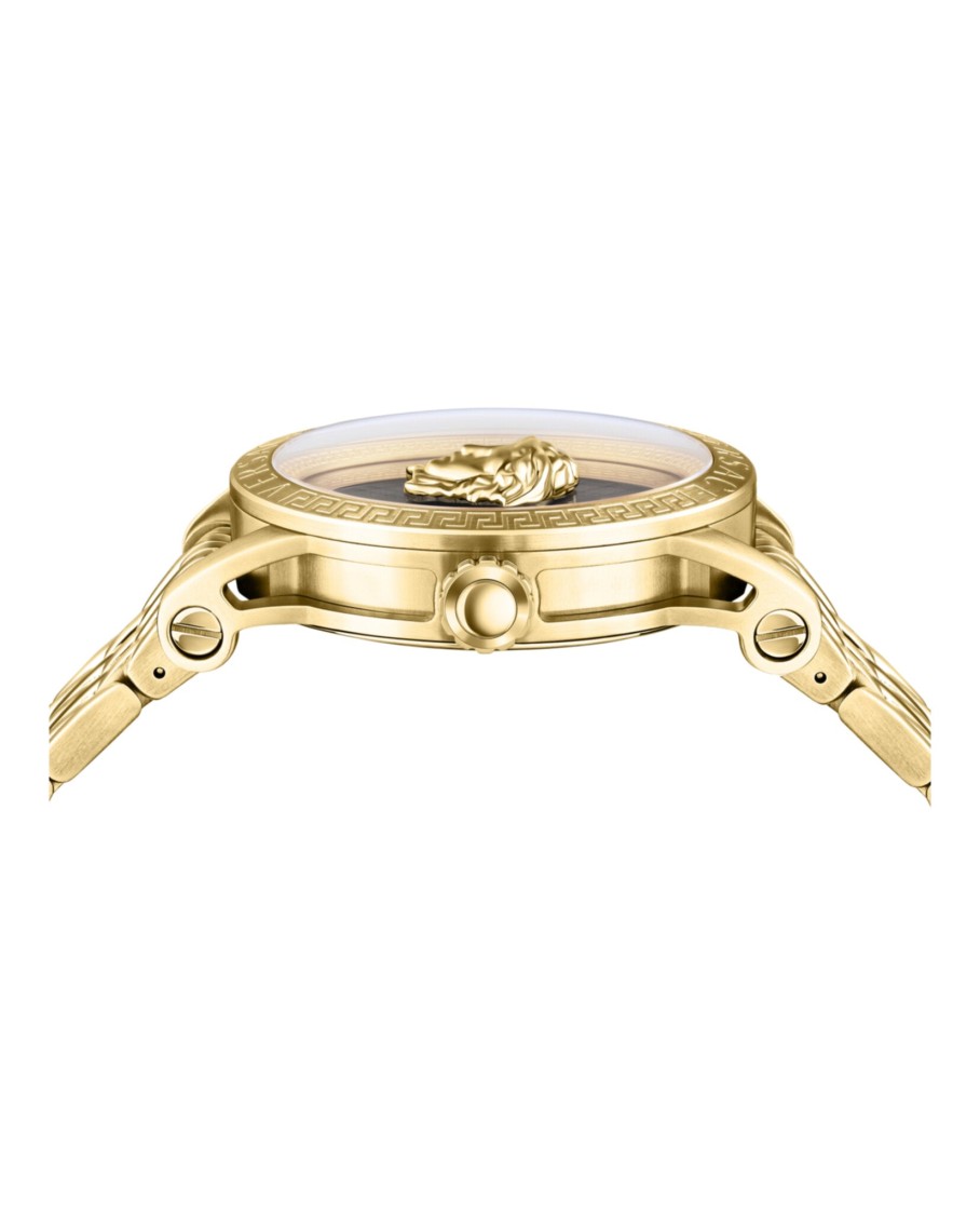 Versace V-palazzo Bracelet Watch Man Wrist Watch Gold Size Onesize Stainless Steel In Gold