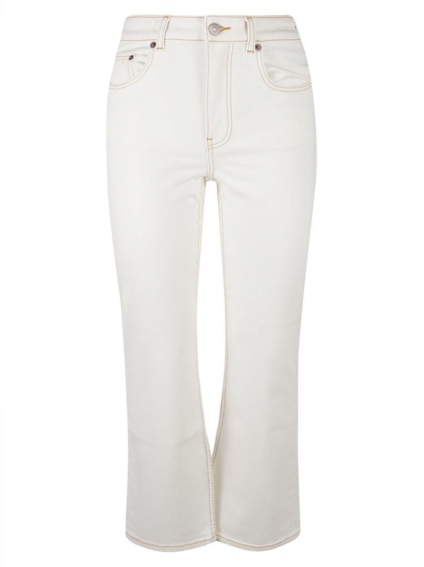 Tory Burch High-waisted Jeans With Unique Cut-out Detail