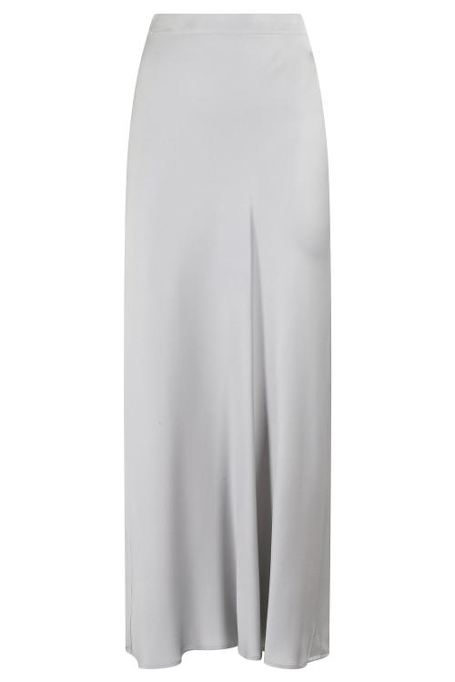 Antonelli Ossidiana Long Skirt Maxi in Silver | THE LIST