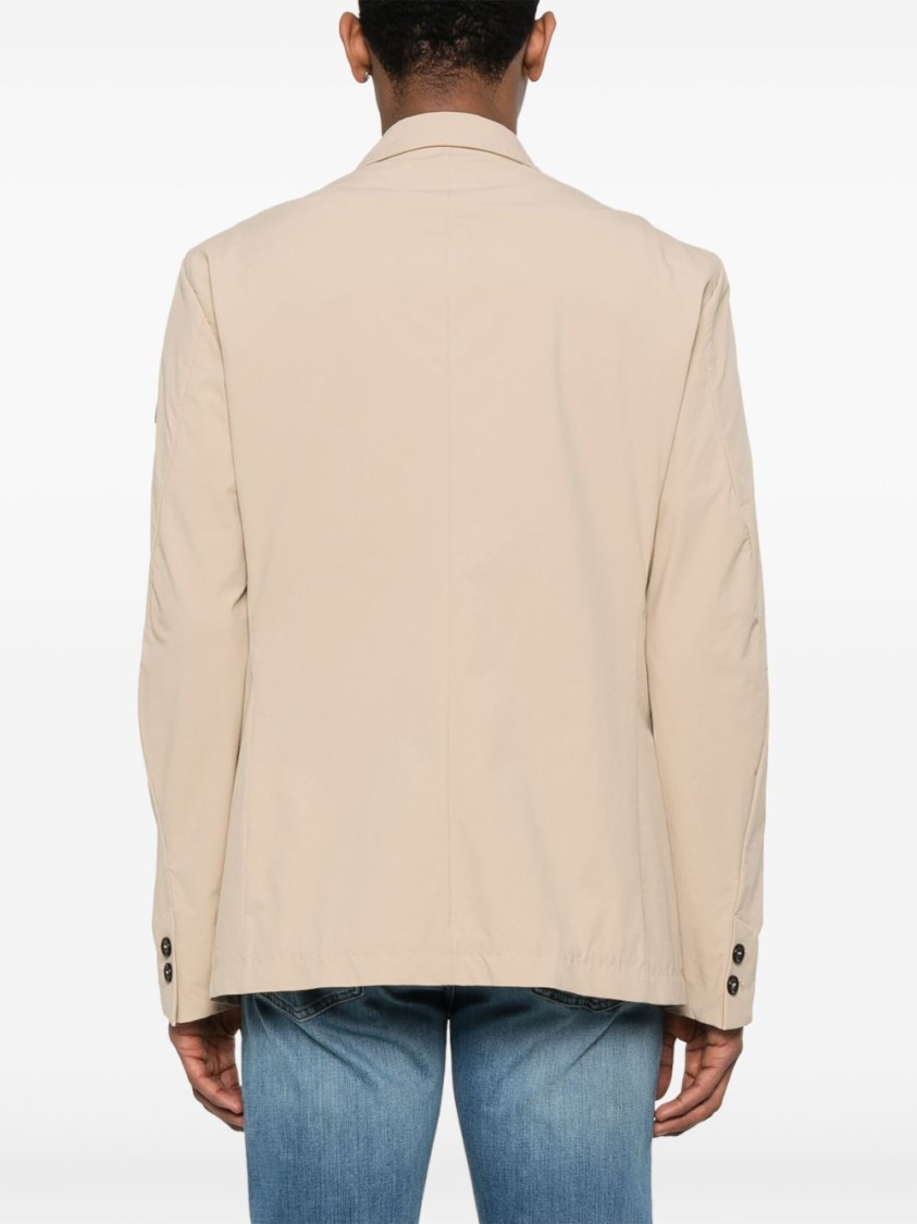 Peuterey Light Beige Jacket With Functional Pockets