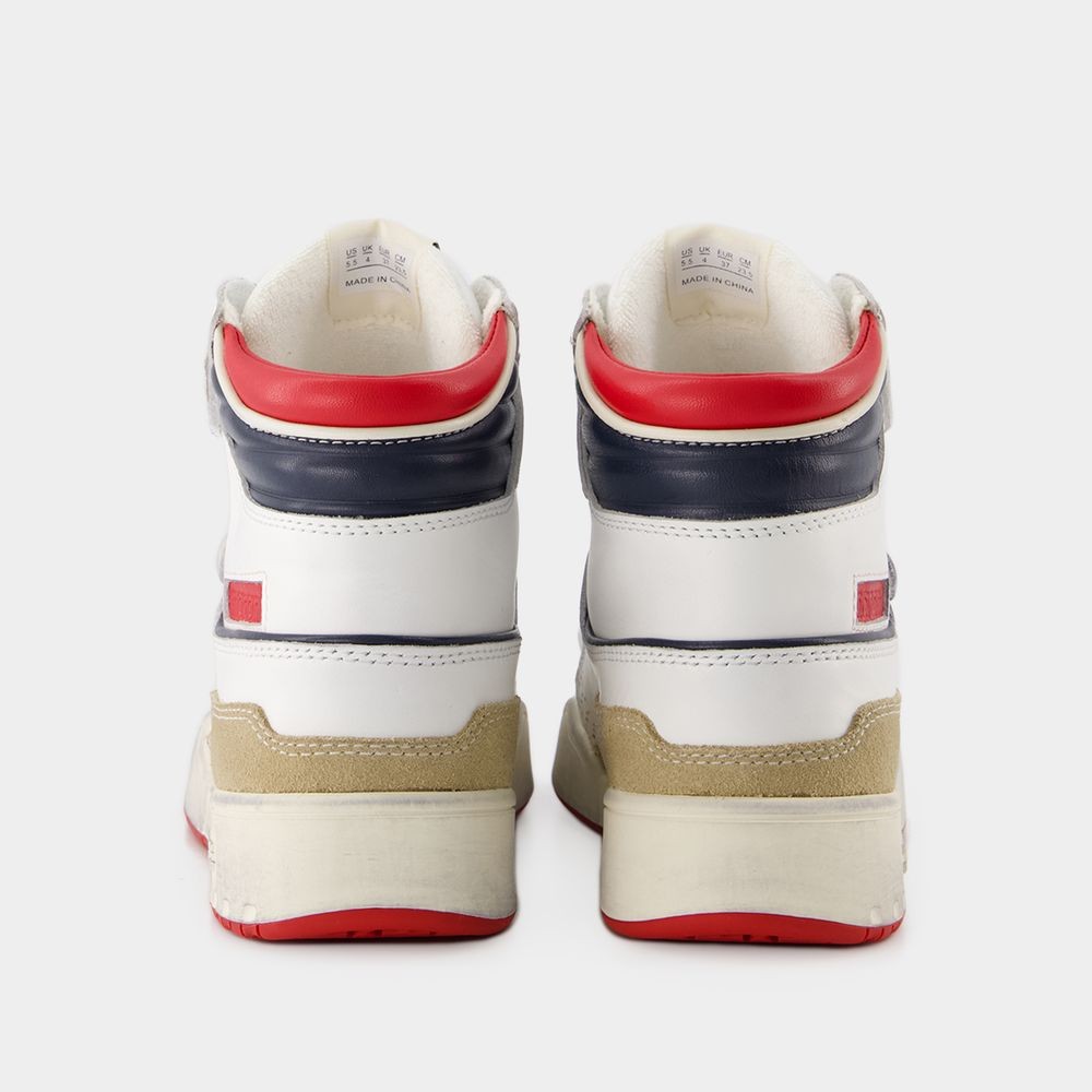 ISABEL MARANT ISABEL MARANT ONEY HIGH SNEAKERS - LEATHER - WHITE