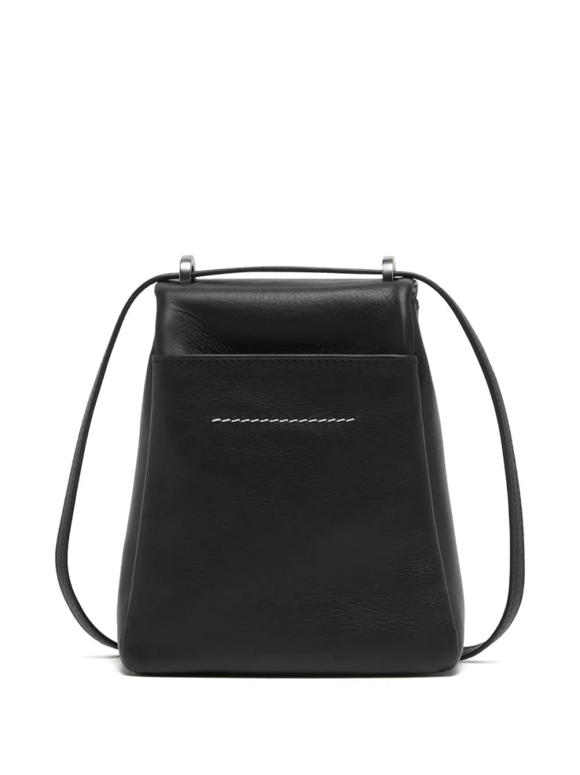 Shop Mm6 Maison Margiela Mm6 By Maison Margiela Small Numeric Shoulder Bag In Black
