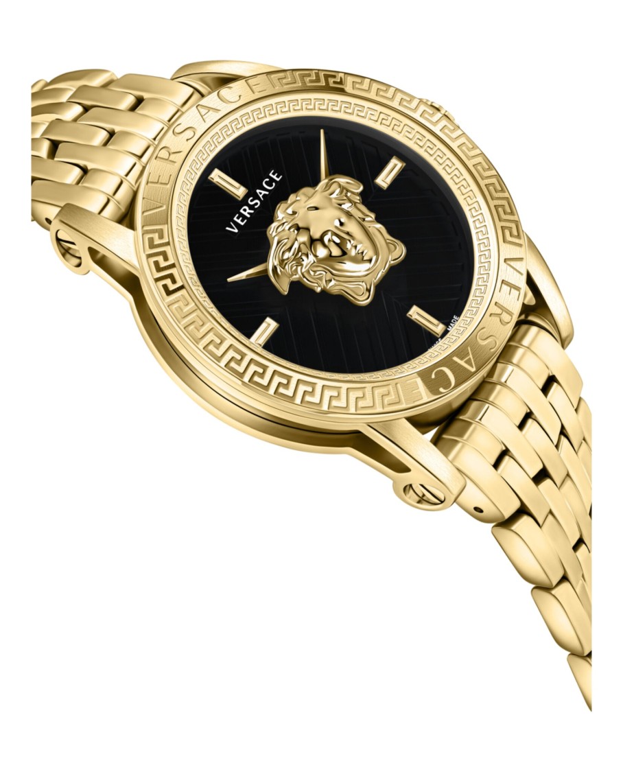 Versace V-palazzo Bracelet Watch Man Wrist Watch Gold Size Onesize Stainless Steel In Gold