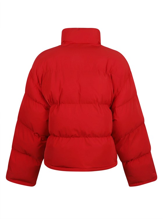 Balenciaga Boxy Red Coat With High Collar Down Coat | THE LIST