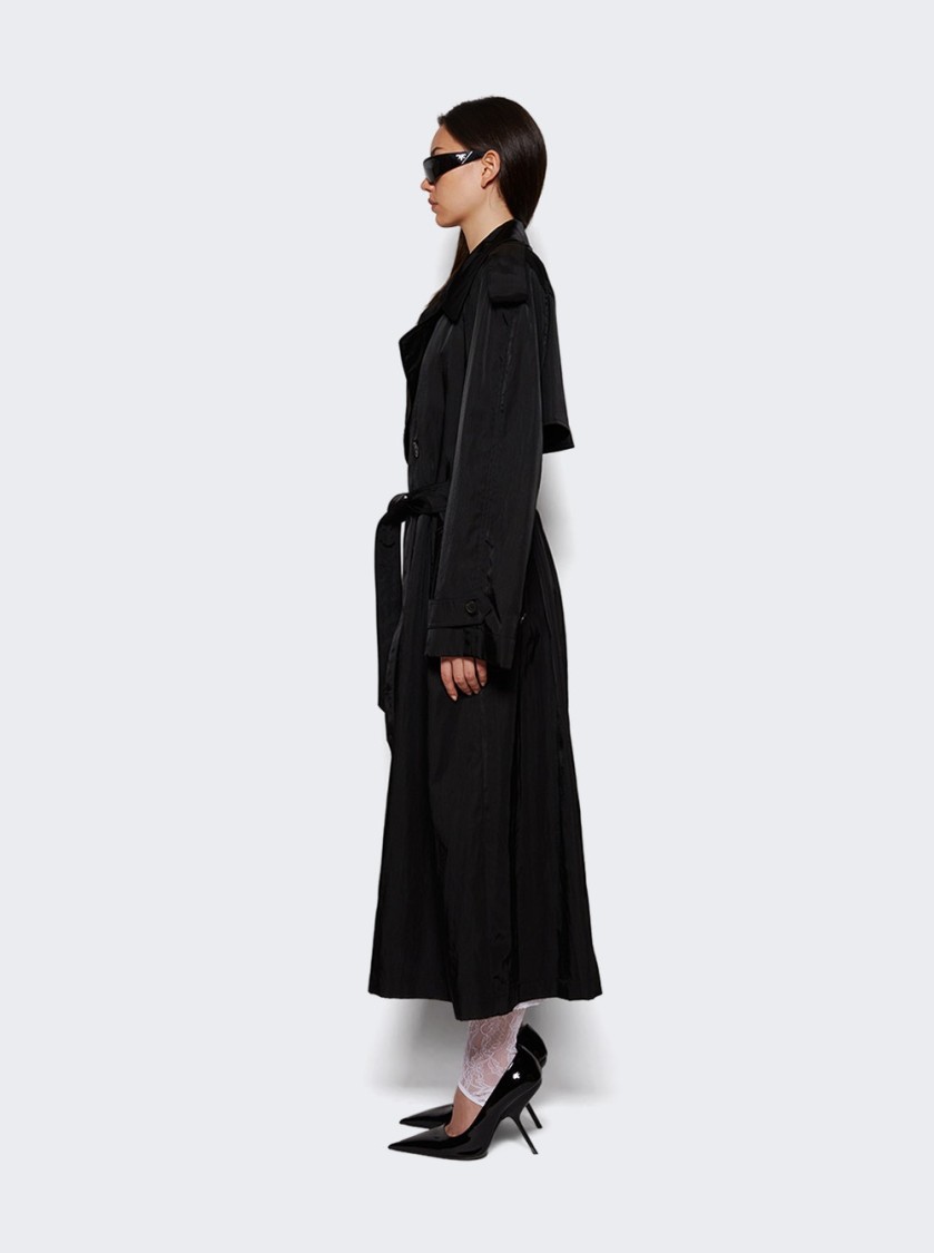 Wardrobe.nyc Technical Trench Coat Black
