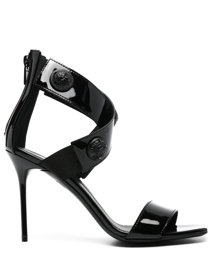 Balmain Pump Alma-patent Leather In Black
