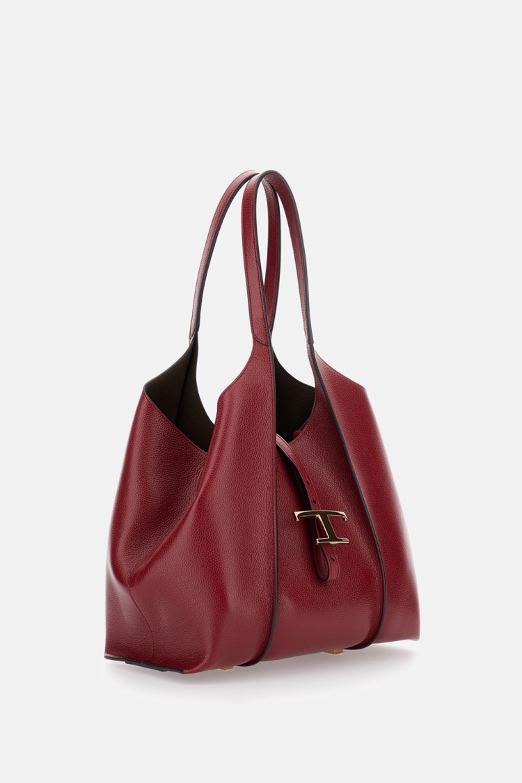 Tod's Tsb Small Shopping Bag In Red