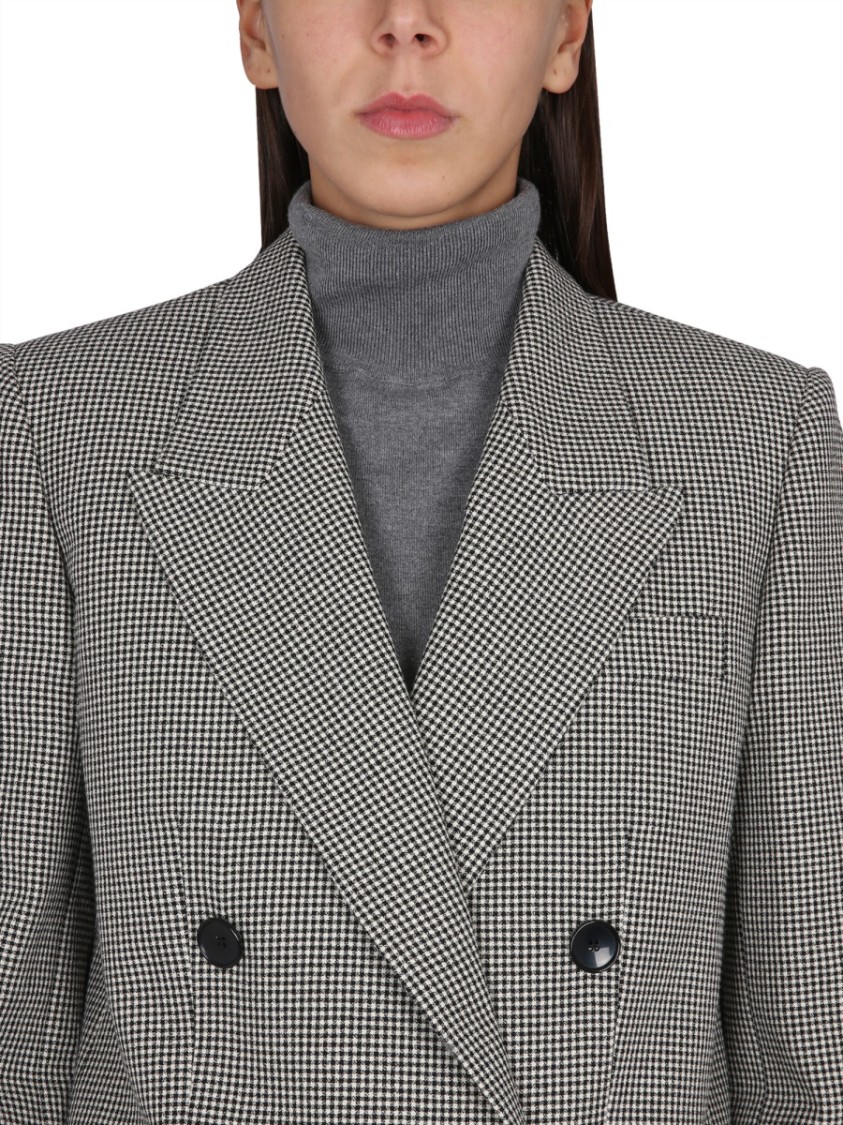 Isabel Marant Nevim Double-breasted Jacket In Grey
